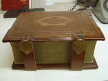 Finished book showing new clasps.